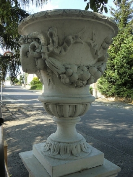 Pflanzschale, Steinfiguren, Gartenfiguren, Skulpturen, Statuen