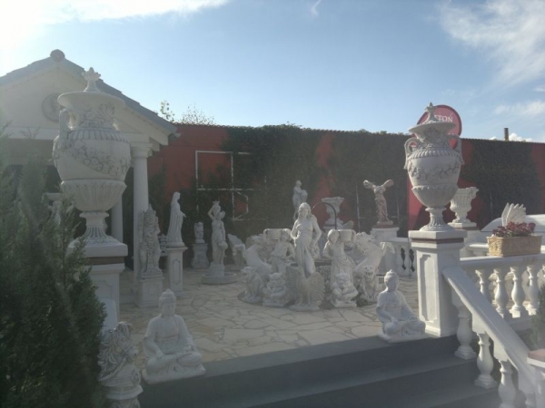 Pflanzschale, Steinvase, Amphore, Statue, Steinfigur