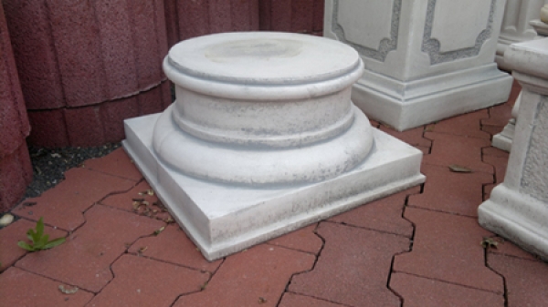 Basis Sockel, Kapitel, Säulen, Betonsäule, Gartendeko