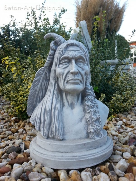 Büste, Skulptur, Steinfigur, Gartendekoration