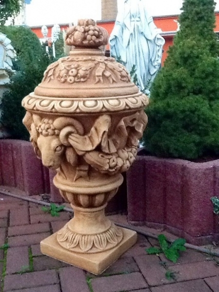 Pflanzschale, Amphore, Steinvase, Pflanztrog, Vase, Gartendekoration