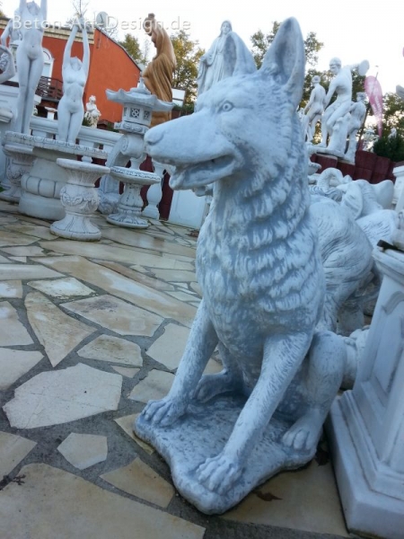 Hunde, Jagdhund, Skulptur, Steinfigur, Statue