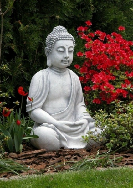 Buddha, Skulptur, Steinfigur, Gartenfigur