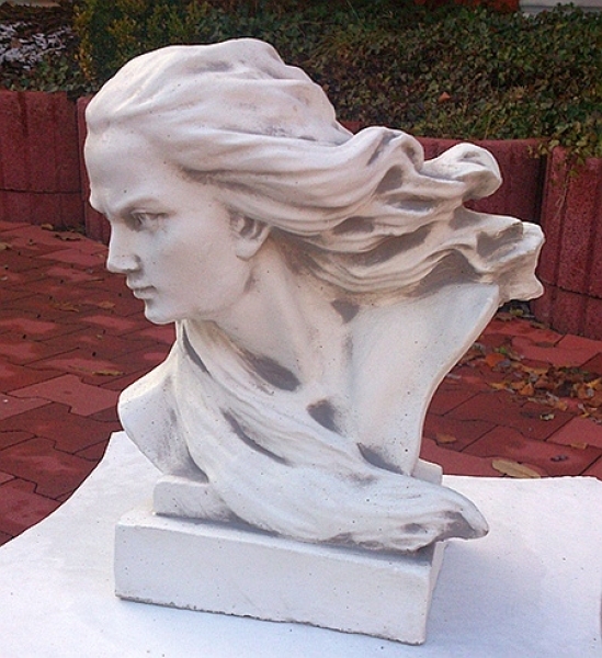 Büste, Skulptur, Steinfigur, Gartendekoration