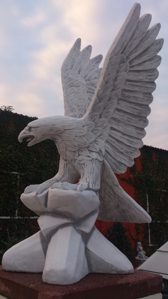 Adler Statuen, Steinfiguren, Skulpturen, Gartendekoration
