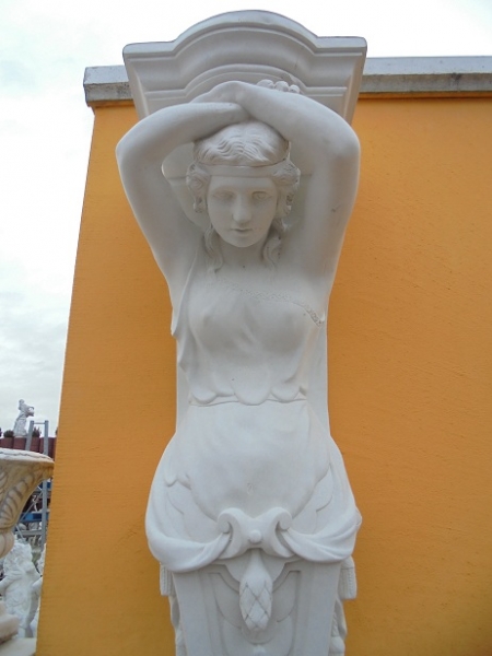 Karyatide, Konsole, Fassadenstuck, Fensterbank Konsole, Fassadenschmuck, Stuck, Gipsstuck