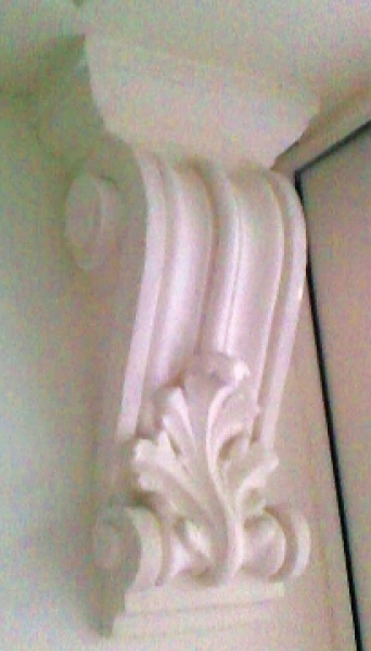 Konsole, Fassadenstuck, Fensterbank Konsole, Fassadenschmuck, Stuck, Gipsstuck