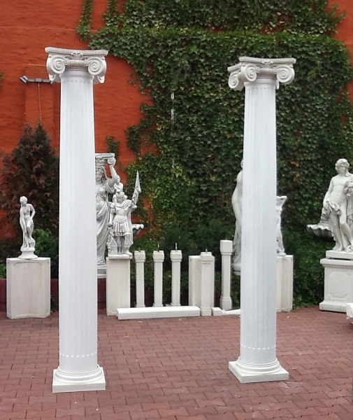 Säule, Betonsäule, Steinsäule, Gartensäule, Kapitel, Basis