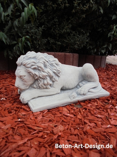 Löwen Steinfiguren, Statue, Gartendekoration