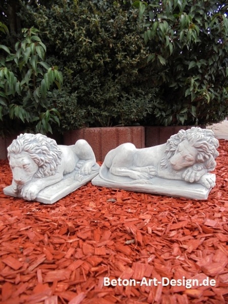 Löwe Steinfigur, Statue, Gartendekoration