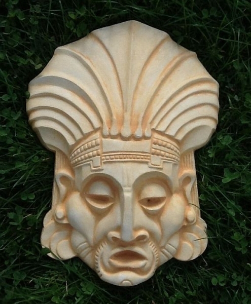 Relief, Maske, Skulptur, Wandbild, Steinguss, Fassadenstuck, Stuck, Ornament