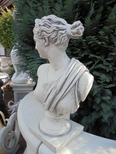 Büste, Skulptur, Steinfigur, Gartendekoration