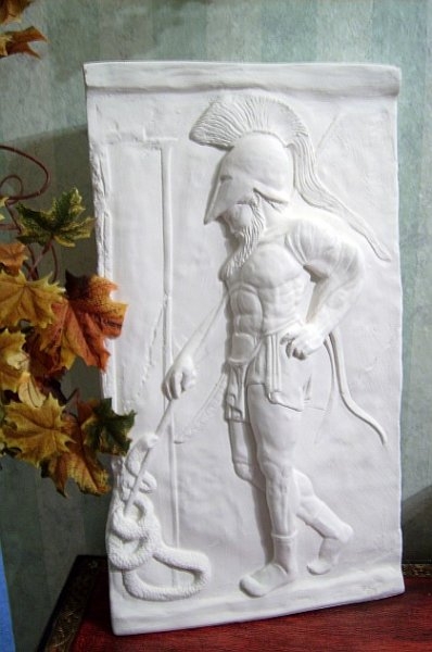 Greek wall relief "Pericles" Relief 56 cm high