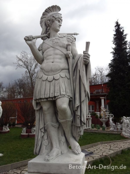 Römer & Römerin, Steinfiguren Set, Gartenfiguren, Skulpturen, Statuen