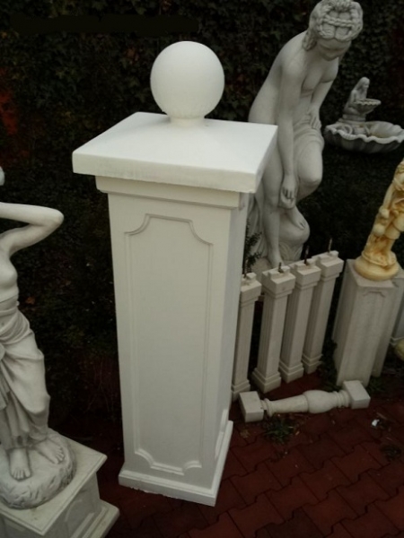 Säule, Betonsäule, Steinsäule, Gartensäule, Kapitel, Basis