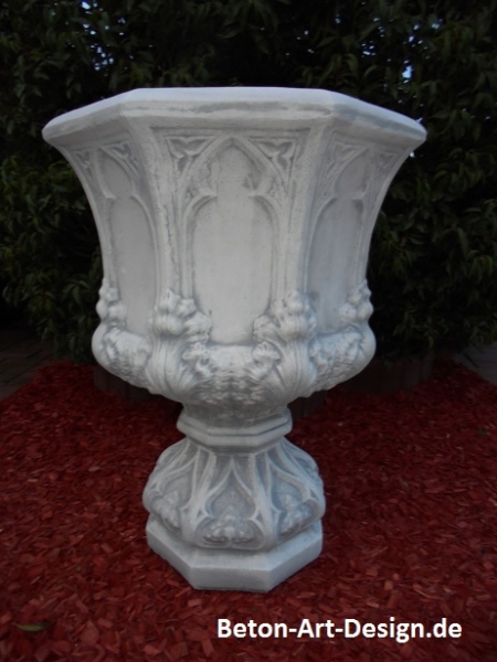Amphore, Steinvase, Pflanzschale, Steinschale, Steinguss, Gartendekoration