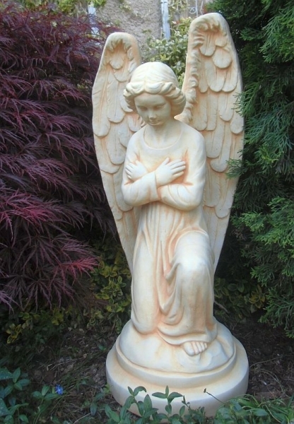 Engel, Steinfigur, Statue, Gartenfigur, Steinguss, Skulptur, Gartendekoration