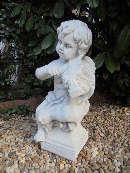 Engel, Steinfigur, Statue, Gartenfigur, Steinguss, Skulptur, Gartendekoration