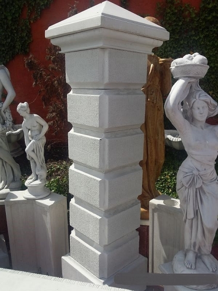 Beton Pfeiler, Torpfeiler, Betonsäule, Steinsäule, Gartensäule, Säule