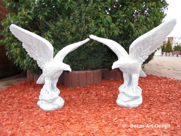 Adler Statuen, Steinfiguren, Skulpturen, Gartendekoration