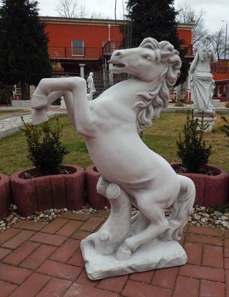 Pferd, Steinfigur, Statue, Skulptur, Gartenfigur