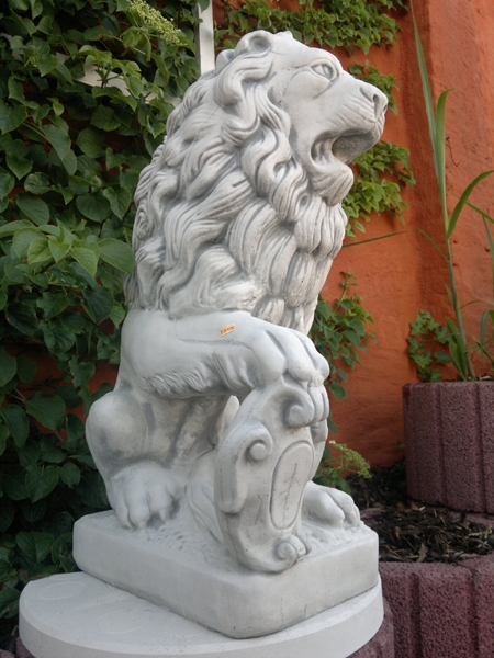 Löwe Steinfigur, Statue, Gartendekoration
