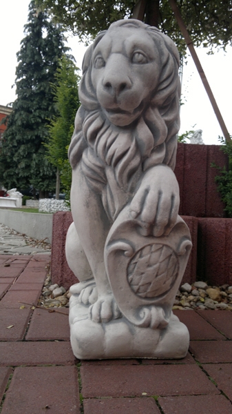 Löwen Steinfiguren, Statue, Gartendekoration
