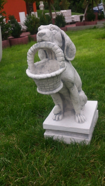 Hunde, Jagdhund, Skulptur, Steinfigur, Statue