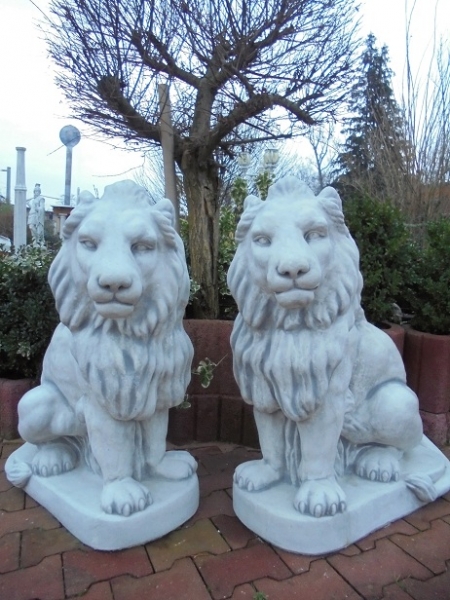 Löwe Steinfigur, Statue, Gartendekoration