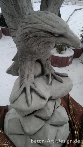 Adler Statuen, Steinfiguren, Skulpturen, Gartendekoration