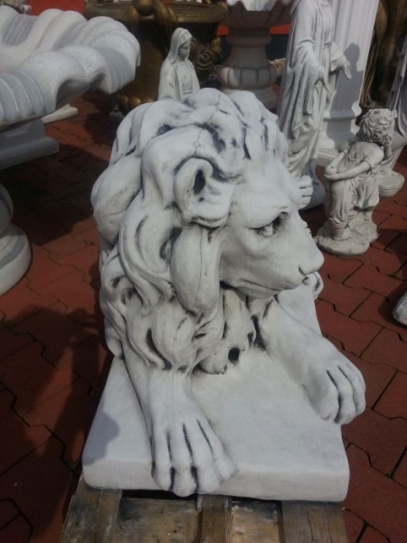 Löwe Steinfigur, Statue, Gartendekoration