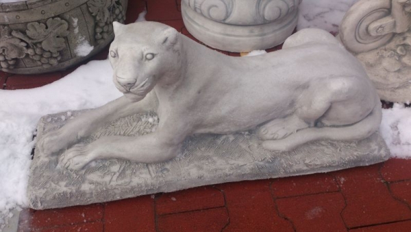 Löwen, Statue, Steinfigur, Skulptur, Gartendekoration