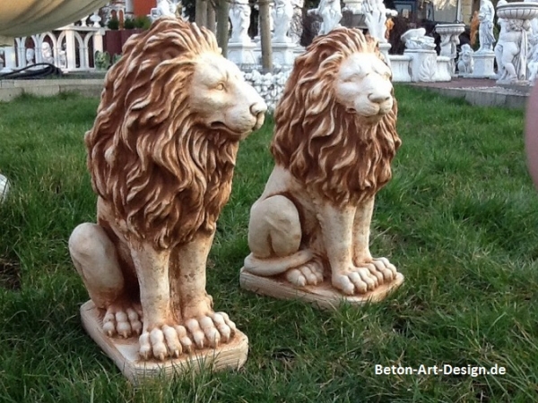 Löwe Steinfigur, Statue, Gartendekoration