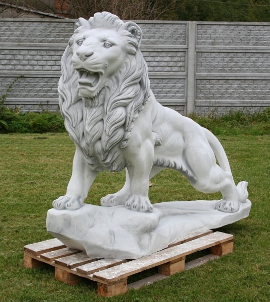 Löwen, Statue, Steinfigur, Skulptur, Gartendekoration