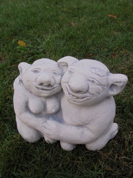 Troll, Steinfiguren, Gartenfiguren, Skulpturen, Statuen