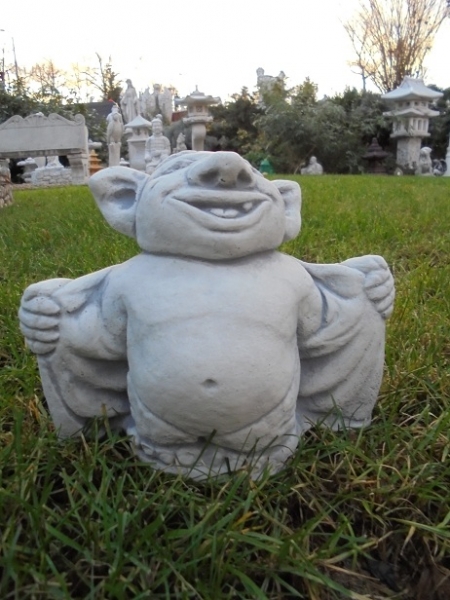 Beautiful figure "Troll with an open coat"