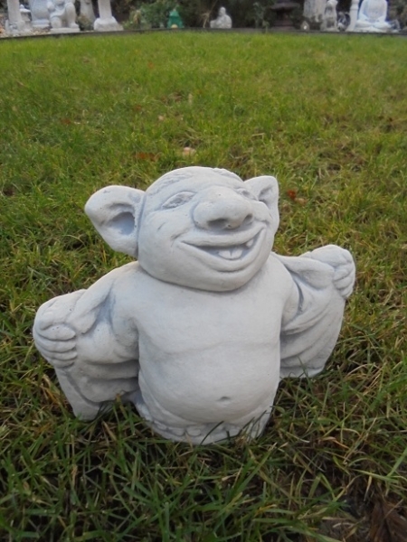 Beautiful figure "Troll with an open coat"