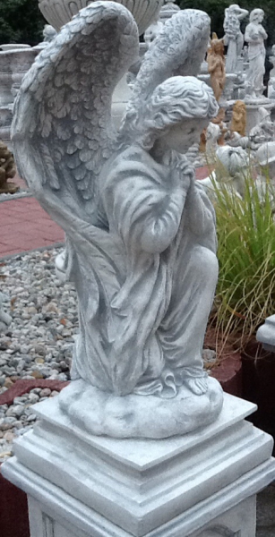 Gartenfigur Engel, Skulptur, Steinguss, Beton, Steinfigur