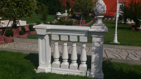 Abschlusselement für Hand & Fußlauf, Park & Gartendekoration, Steinguss, Balustrade