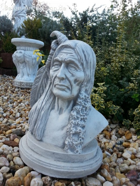 Büste, Skulptur, Steinfigur, Gartendekoration