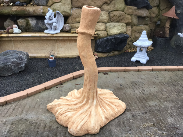 Steinfigur XXL Pilz, Gartenfigur, Steinguss, H. 119 cm