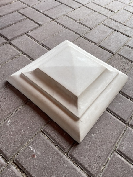 Pfeilerabdeckung Pyramide ca. 33,5 x 33,5 cm