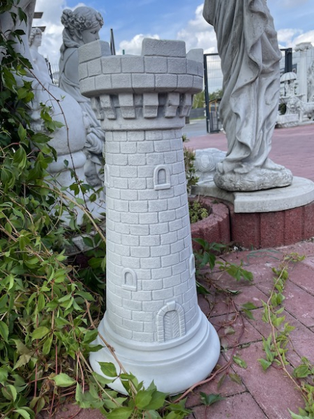 Schachfigur Turm, Gartenfigur, Schachspielfigur