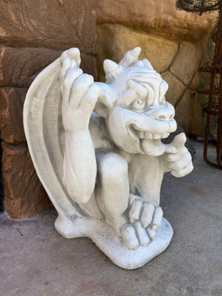 Gartenfigur, Gargoyle, Skulptur, Frostsicher, Gartendekoration, Steinguss