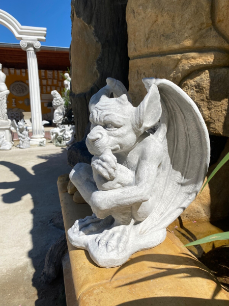 Gargoyle Statue, Skulptur, Gartendekoration, Betonfigur
