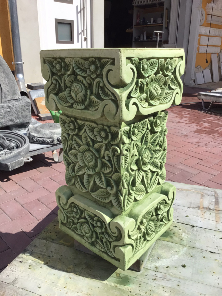 Figurensockel, Steinguss, Steinsäule, Gartendekoration