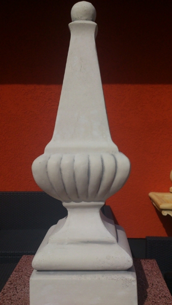 Pinienzapfen, Pfeilerschmuck, Obelisk, Pfeilerkappe, Gartendekoration