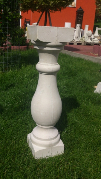 Baluster für Balustrade . 17 Kg Höhe 60 cm, Park & Gartendekoration, Steinguss, Geländer