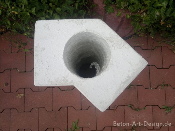 Pfeiler, winkel für Balustraden / Zäune, Steinguss, Park & Gartendekoration, Bauelement