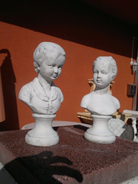 Büste, Skulptur, Steinfigur, Gartendekoration